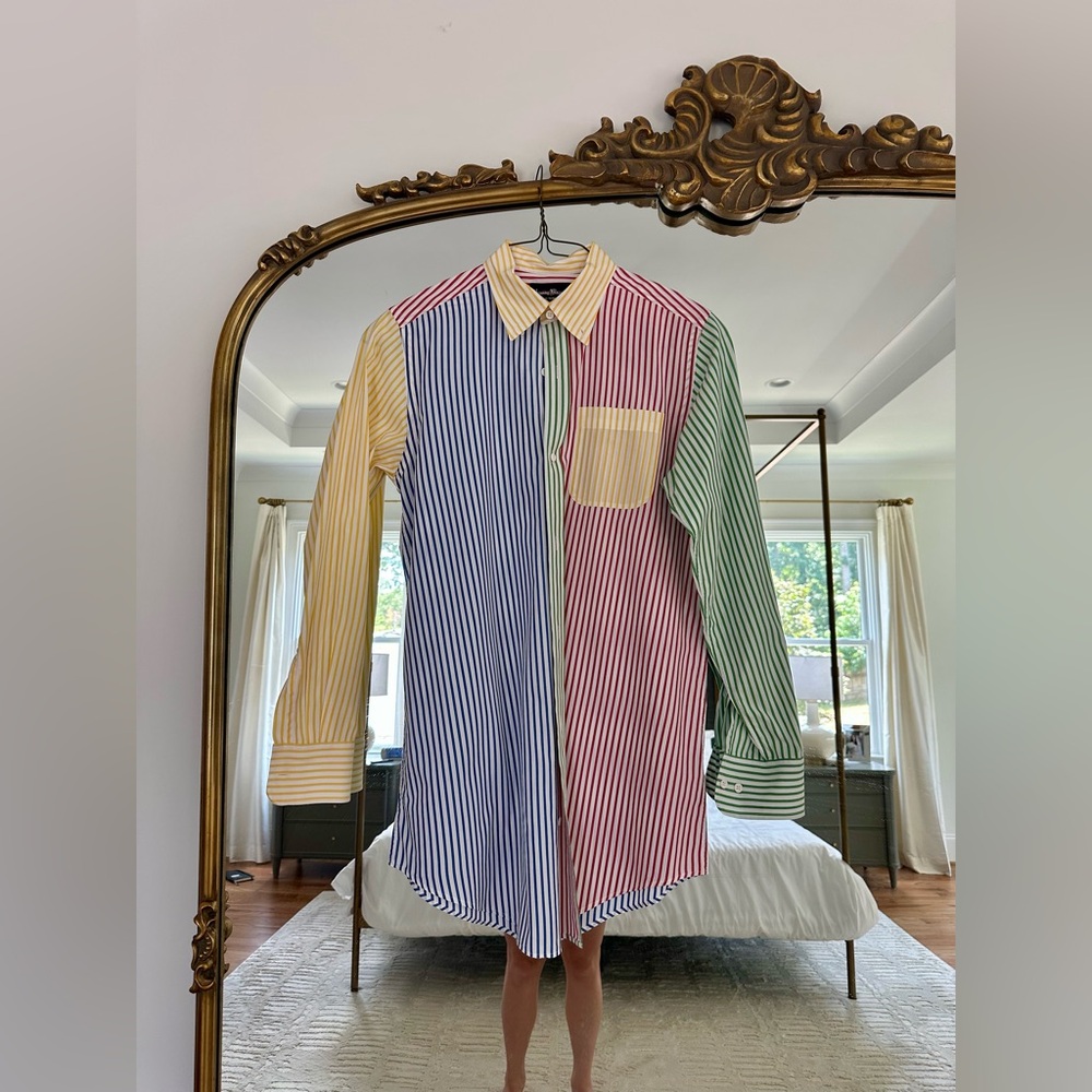 Rowing Blazers Colorblock shirt dress